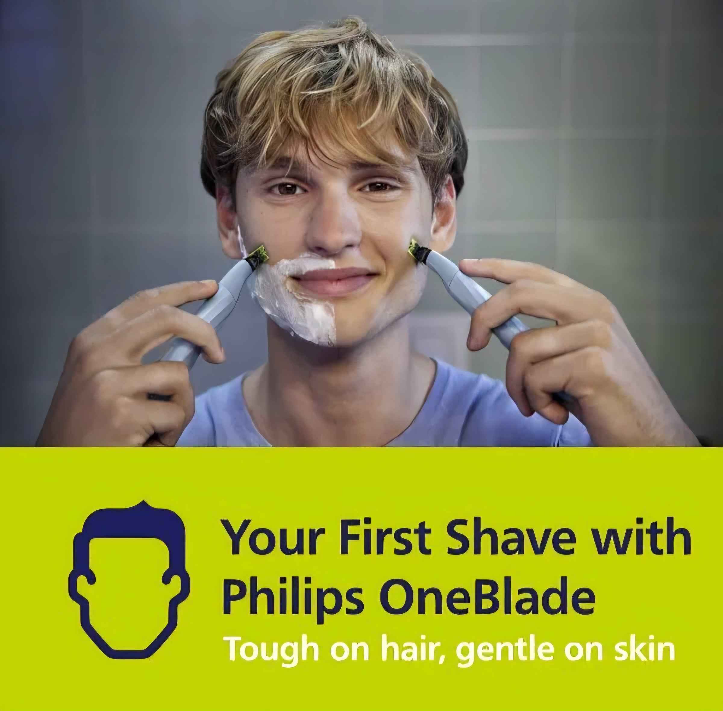 Philips OneBlade First Shave with Anti-Friction Blade