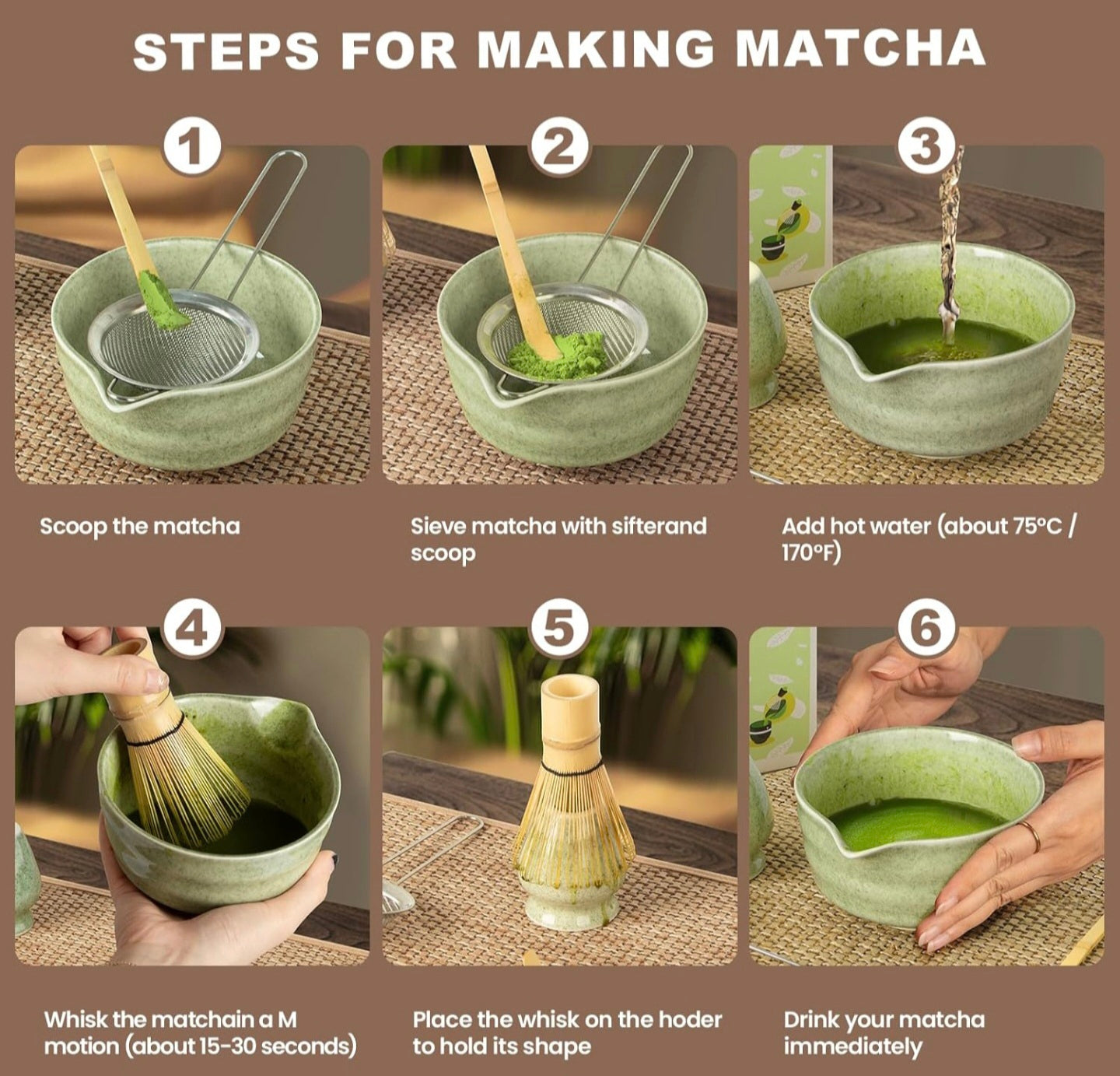 Matcha 7 Piece Tea Set