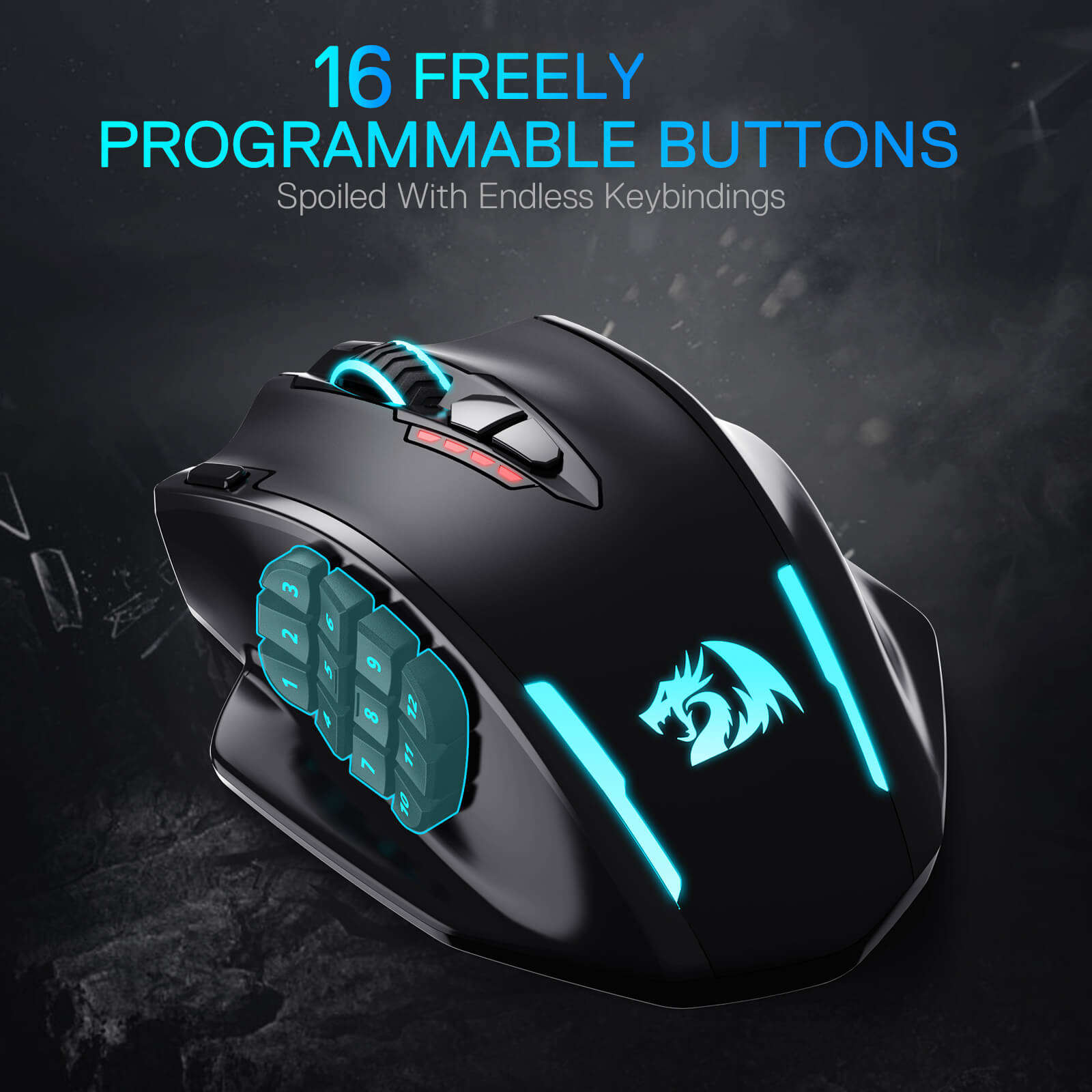 Redragon M913 Impact Elite Wireless Gaming Mouse