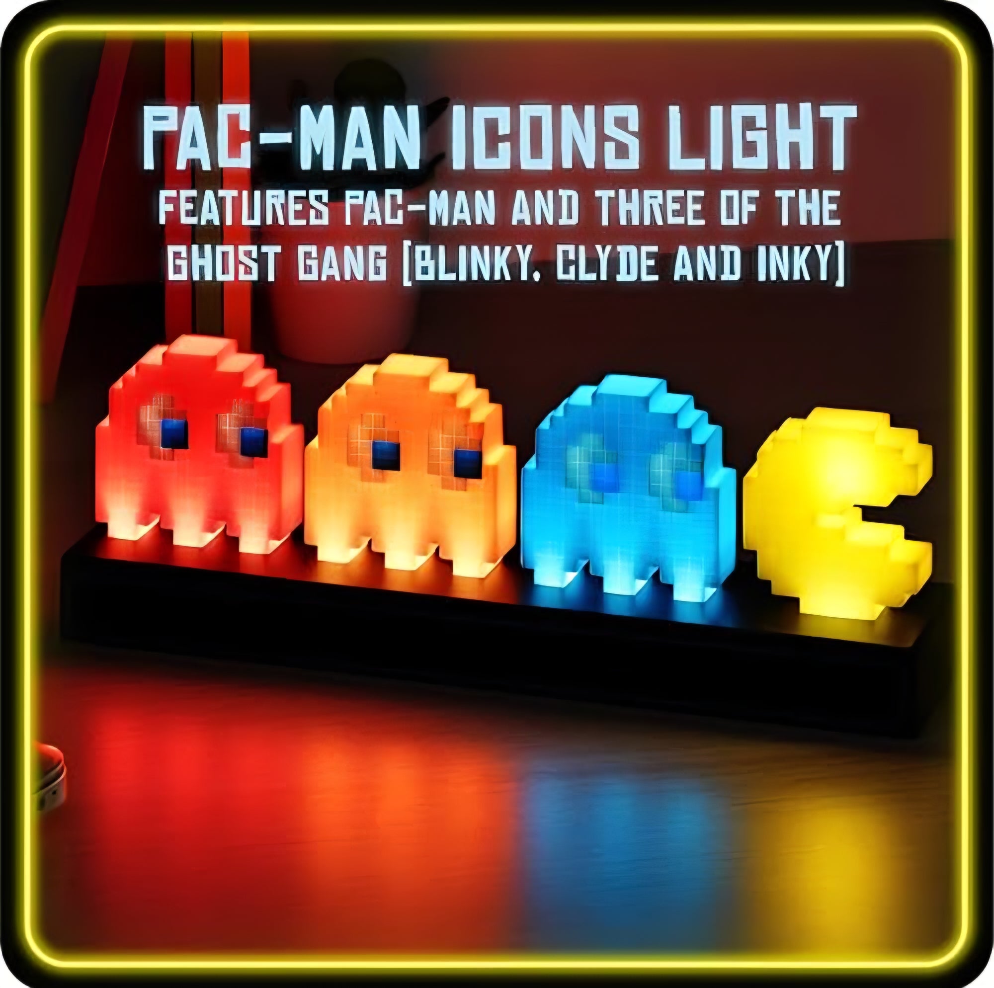 Pacman And Ghosts Cute Desk Light