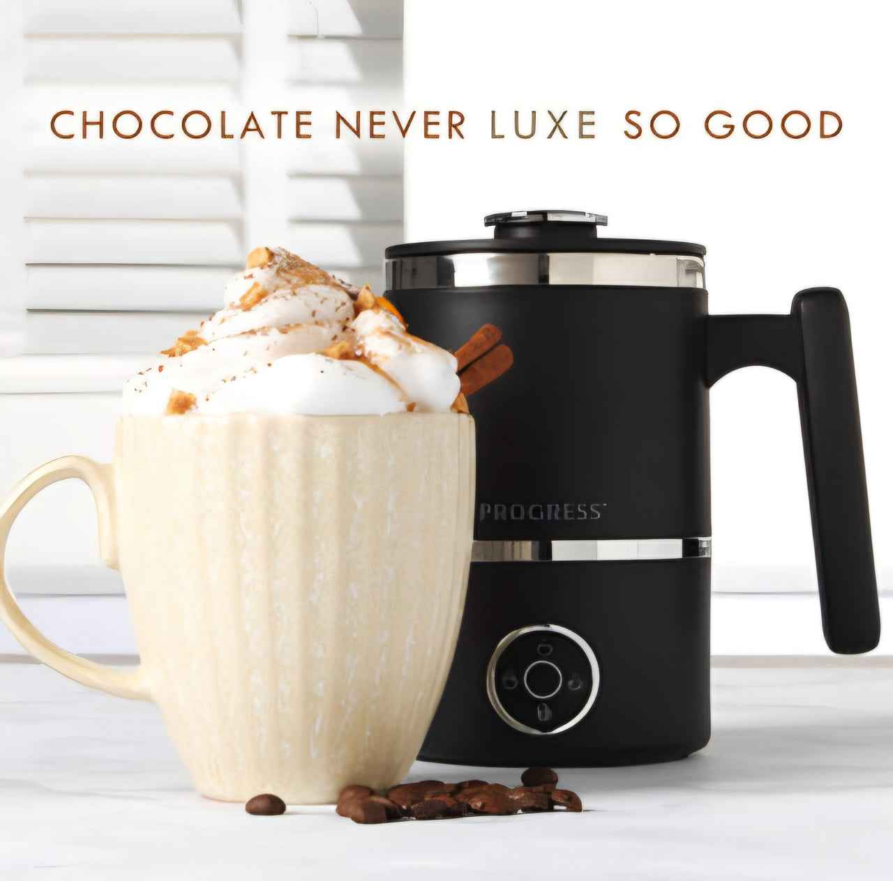 Progress Chocoluxe 4-In-1 Hot Chocolate Maker And Milk Frother